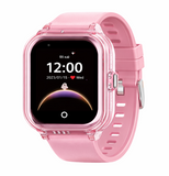 Wonlex CT01 4G kids GPS tracking smartwatch in pink color with real-time location and SOS
