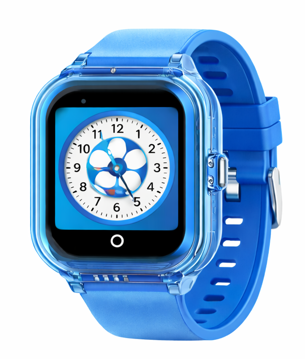 Wonlex CT01 4G kids GPS tracking smartwatch in blue color with video calling and SOS button
